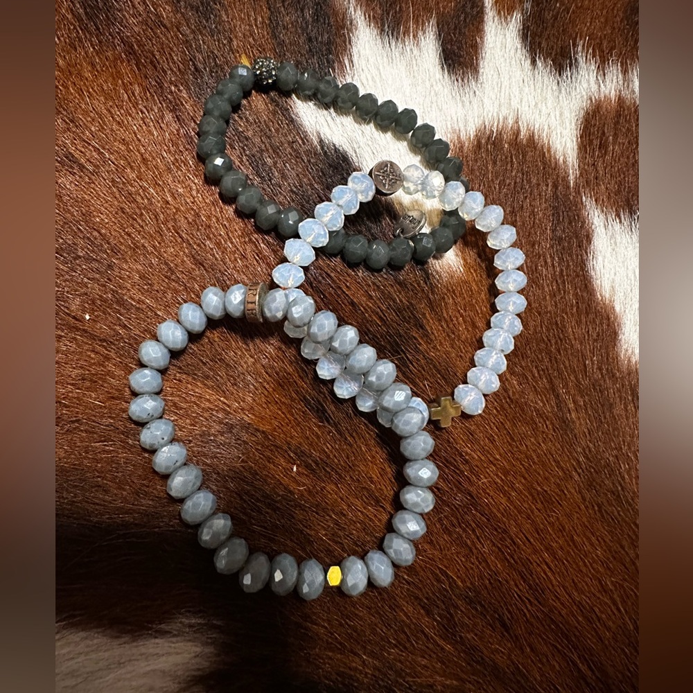 Erimish + others 3 Piece Beaded Bracelet Set